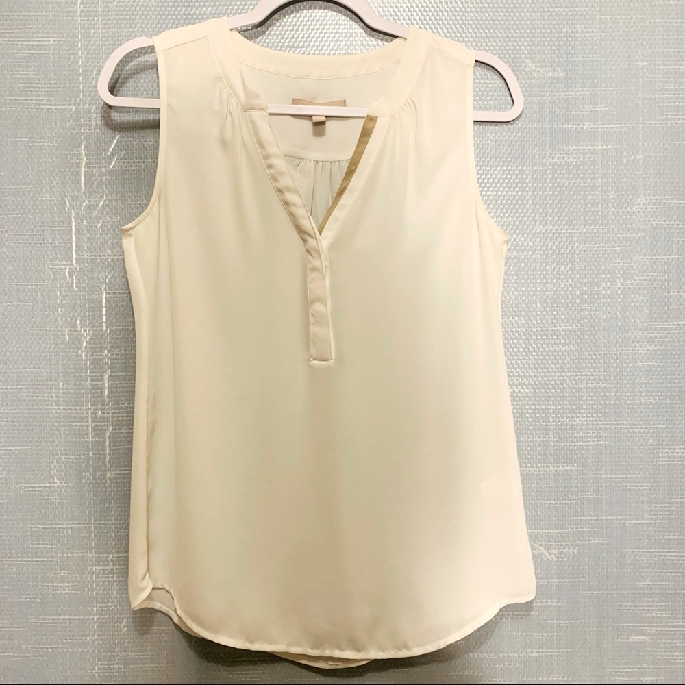 Banana Republic sleeveless blouse